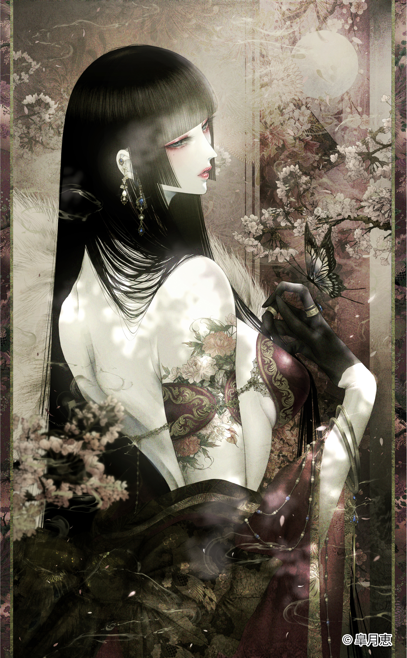皐月恵《羞花閉月》