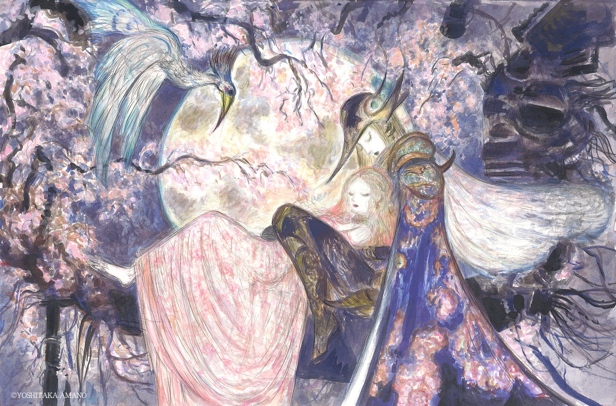 天野喜孝《華月夜》